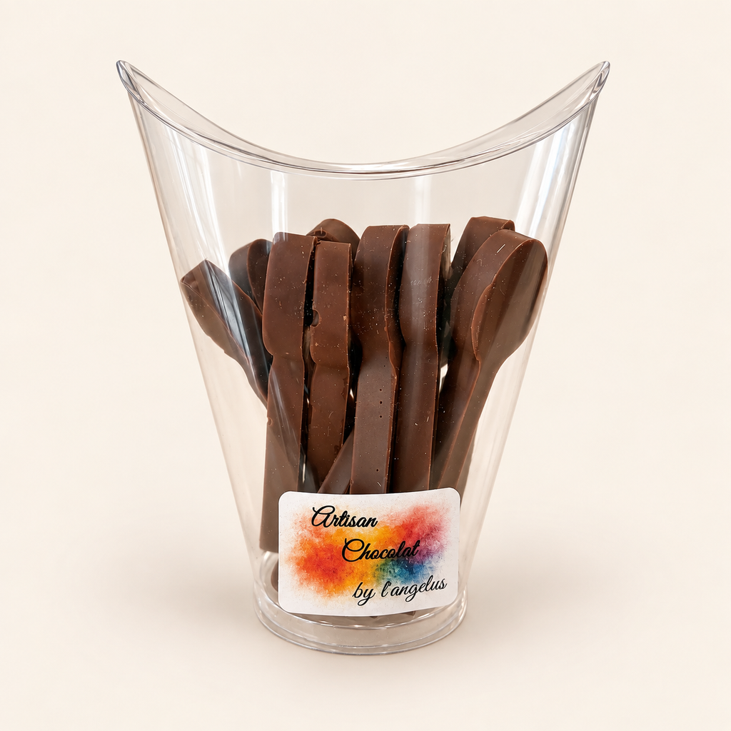 Cuillères en chocolat