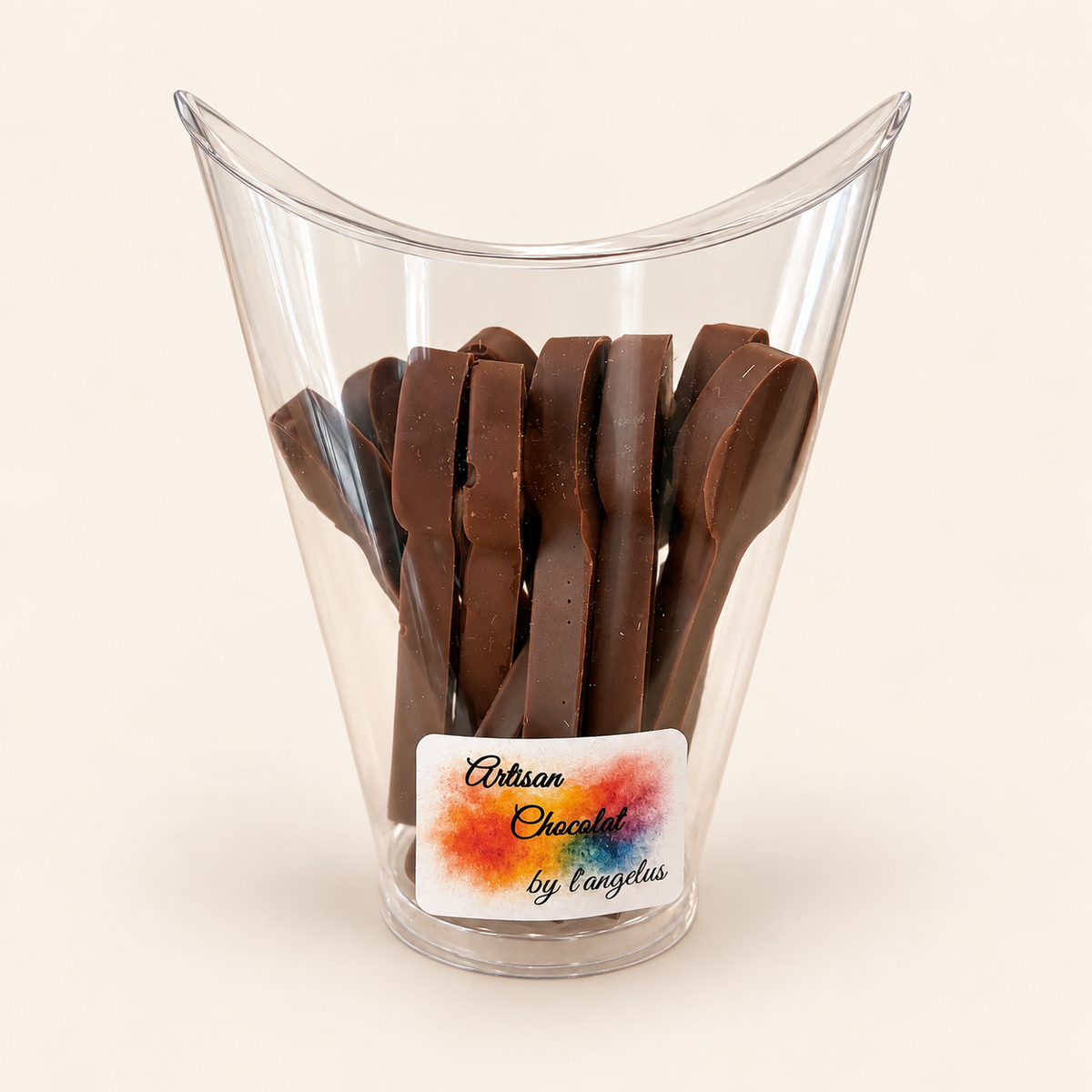 Cuillères en chocolat