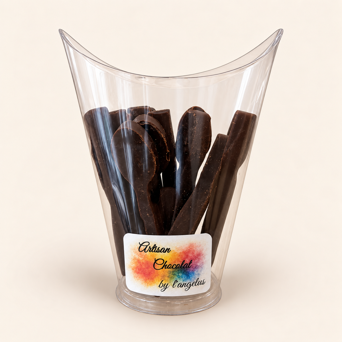 Cuillères en chocolat