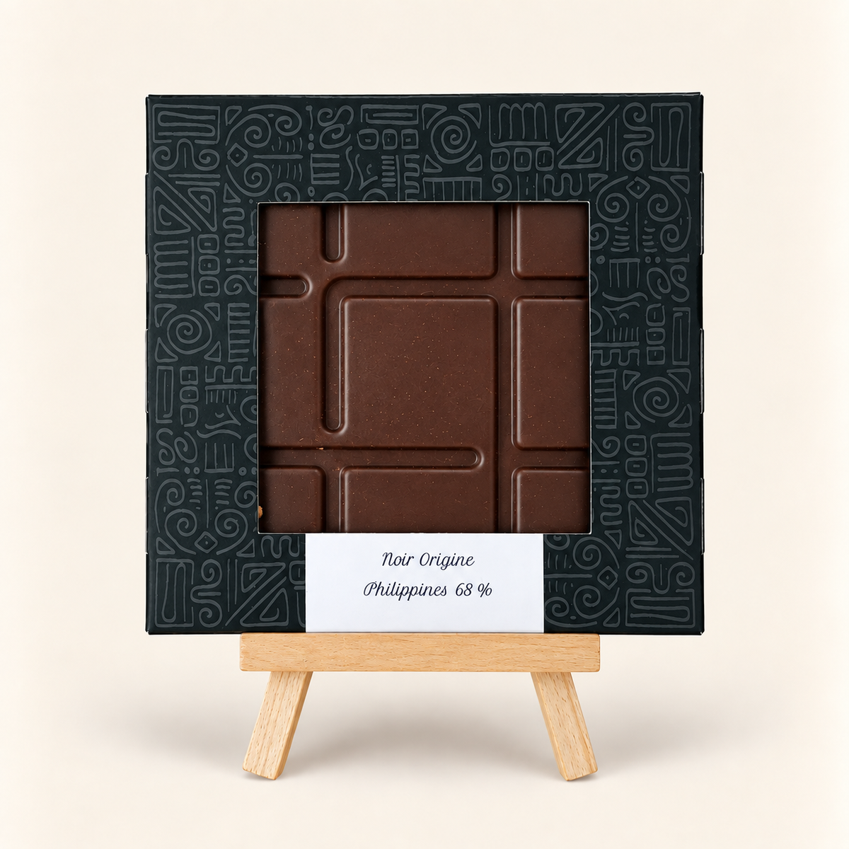 Tablette chocolat noir origine Philippines 68%