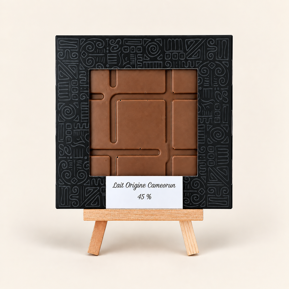 Tablette chocolat lait origine Cameroun 45%