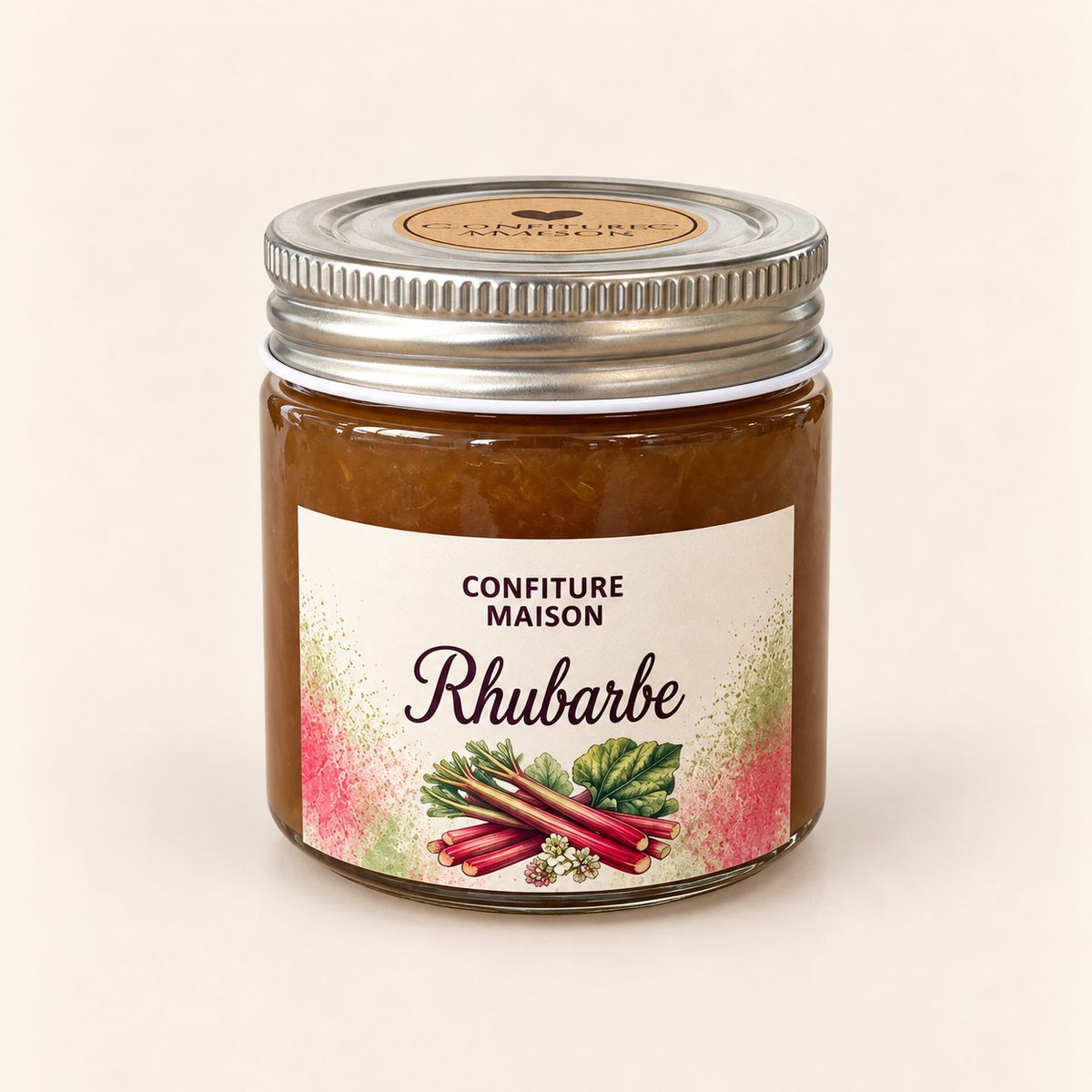 Confiture Maison Rhubarbe
