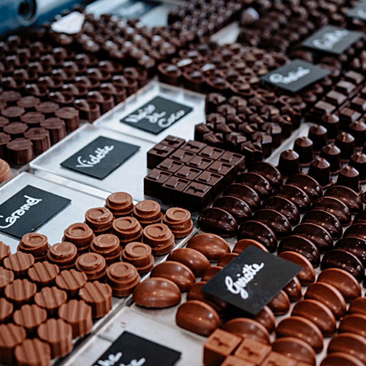 Assortiment de chocolats artisanaux L'Angélus